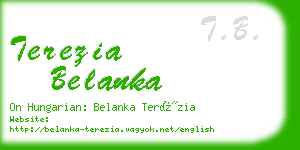 terezia belanka business card